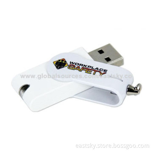 Twist Promotional Thumb Drive, 64MB to 32GB Memory Capacity, Free for 2-year WarrantyNew